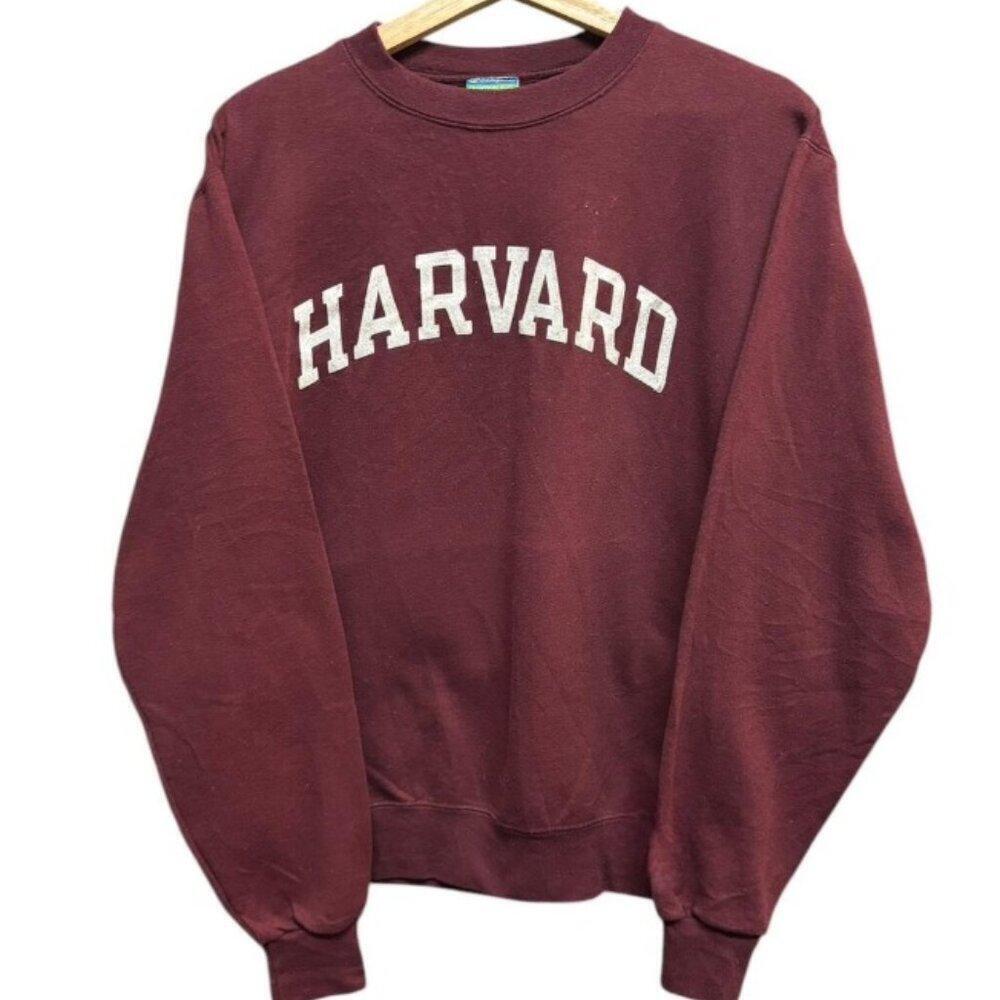 Harvard University Sweatshirt Retro Maroon Jj36436 - Picture 1 of 4